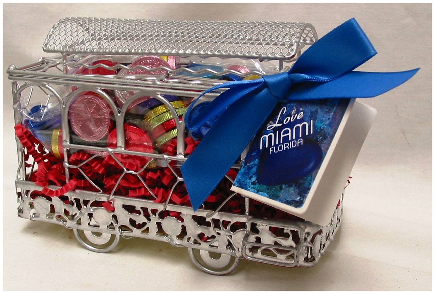 Miami Cable Car w/ Milk Chocolate Coins