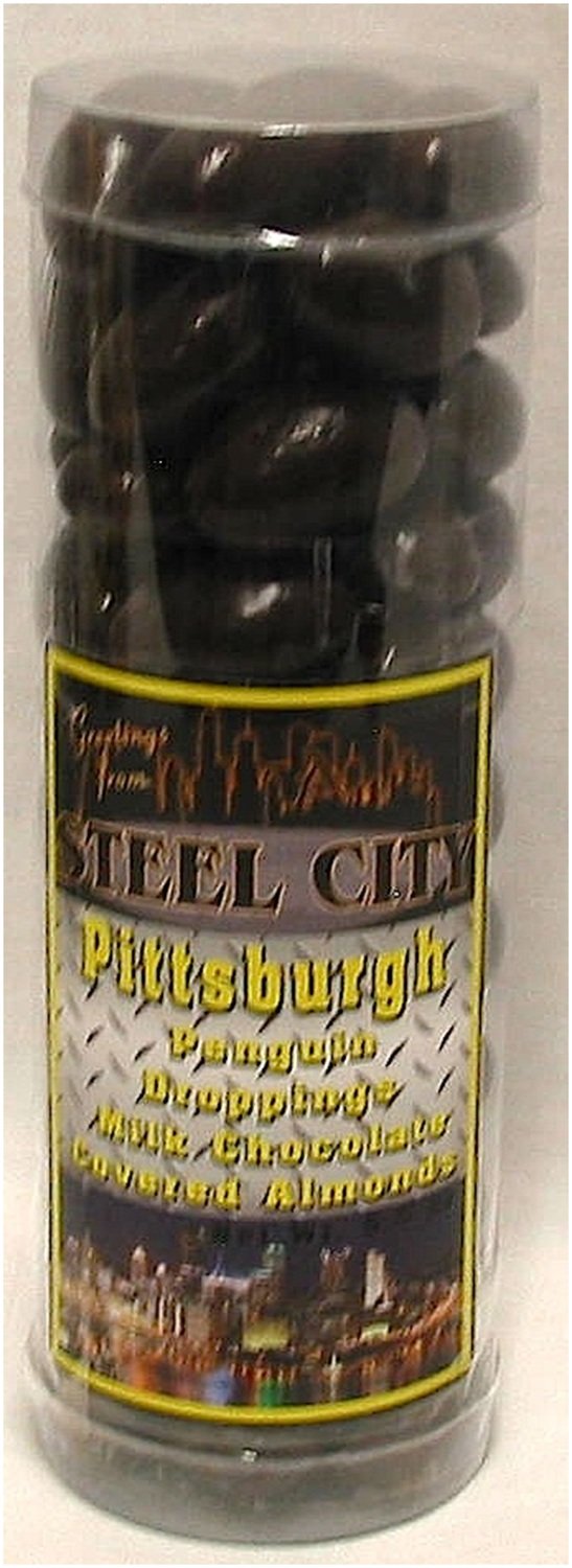 Pittsburgh 5.5" Tube w/ Milk Chocolate Covered Almonds