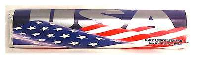USA Flag Single Dark Chocolate Bar