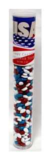 USA Flag Candy Coated Sunflower Seeds Net Wt 3oz