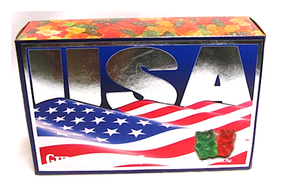 USA Flag Gummi Bears Net Wt 5oz
