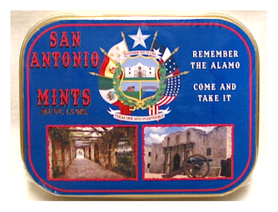 San Antonio Tin with Mints