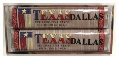 Texas Flag 2 Pack Bars Caramel Bars