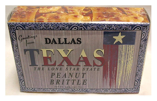 Texas Flag Peanut Brittle
