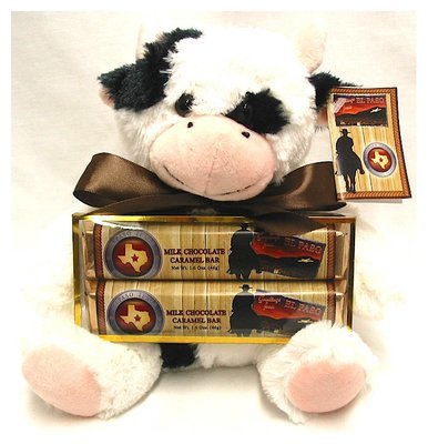 Teaxs El Paso LG Cow With 2 Chocolate Caramel Bars