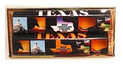 Texas 2 Pack Candy Bars - Milk Chocolate Caramel & Crisp