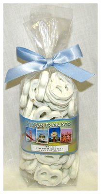 San Francisco Collage Yogurt Covered Pretzels in a Bag