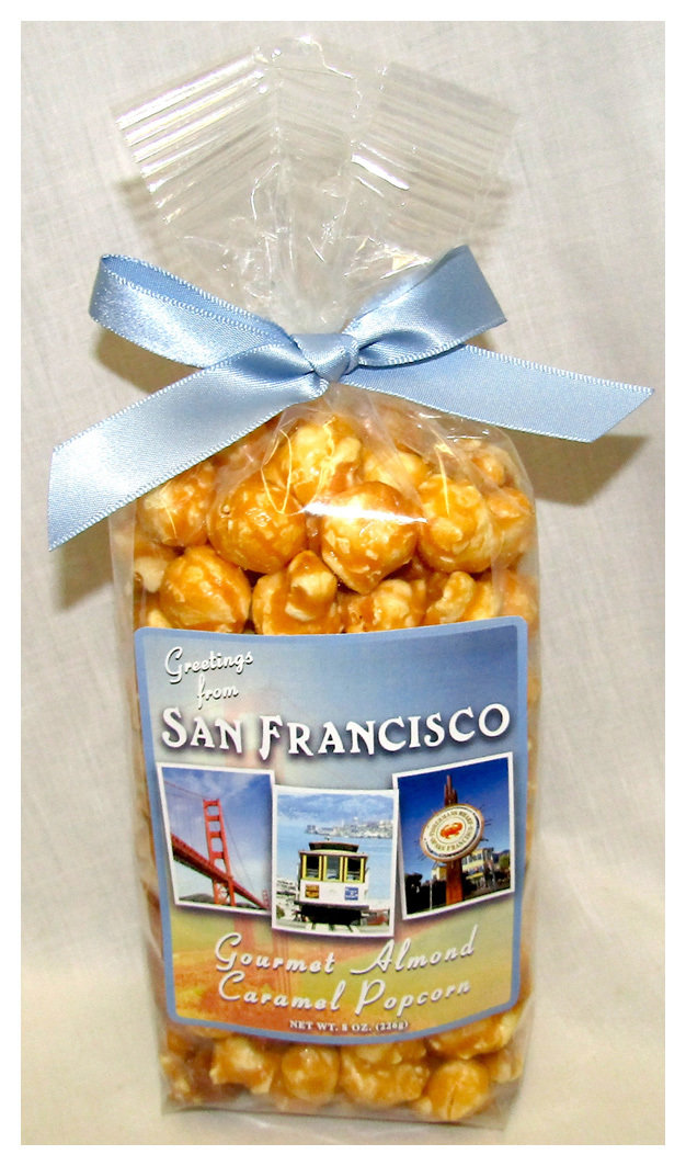 San Francisco Collage Almond Caramel Popcorn