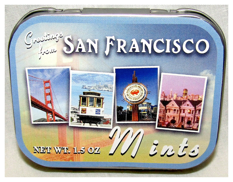 San Francisco Tin with Mints
