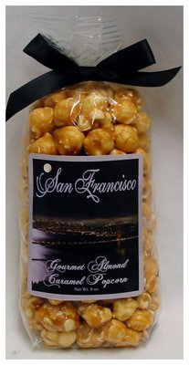San Francisco Night Gourmet Almond Caramel Popcorn Net Wt 8oz