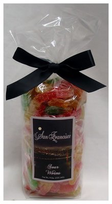 San Francisco Night Bag of Sour Worms Net Wt 9Oz