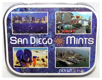 San Diego Blue Mint Tin