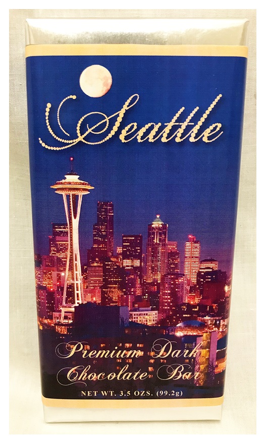 Seattle Premium Large Dark Chocolate Bar