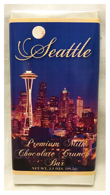 Seattle Premium Large Milk Chocolate Crunch Bar