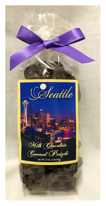 Seattle Milk Chocolate Covered Pretzels
