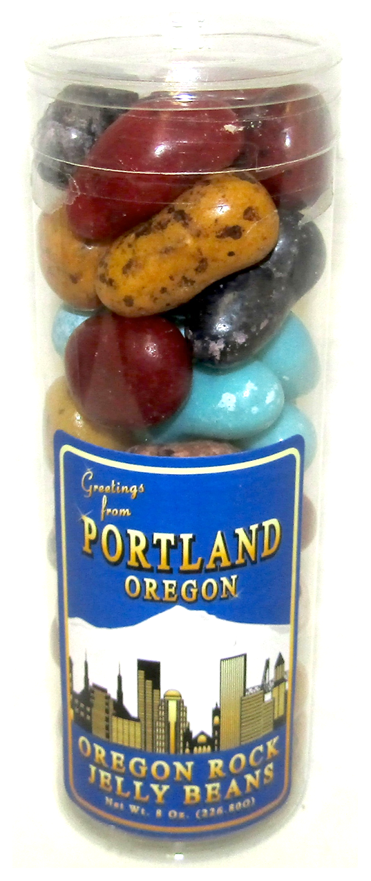 Portland Oregon Rock Jelly Beans Tube