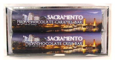 Sacramento 2 Pack Candy Bars - Milk Chocolate Caramel & Crisp
