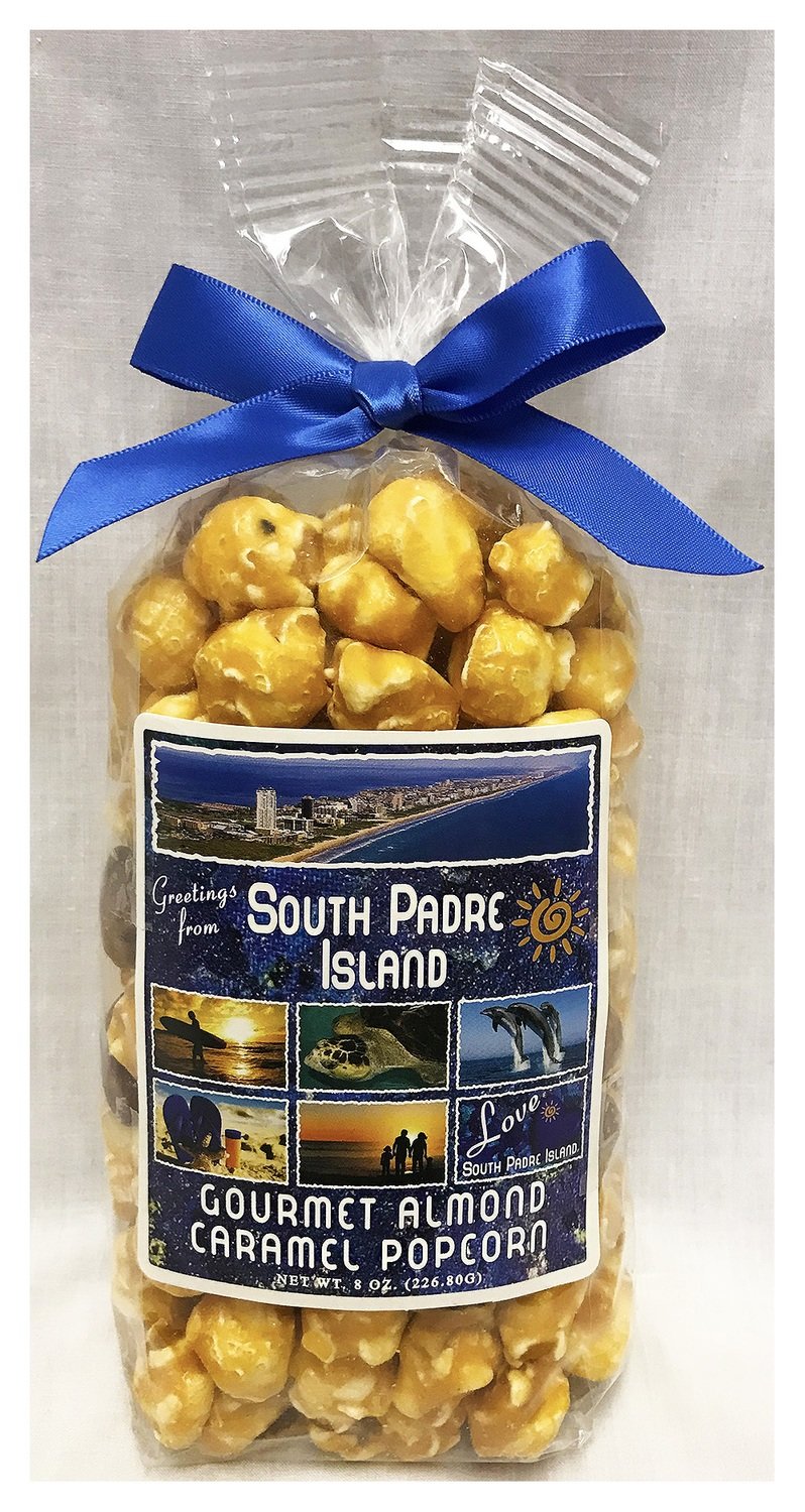 South Padre Island Bag of Almond Caramel Popcorn