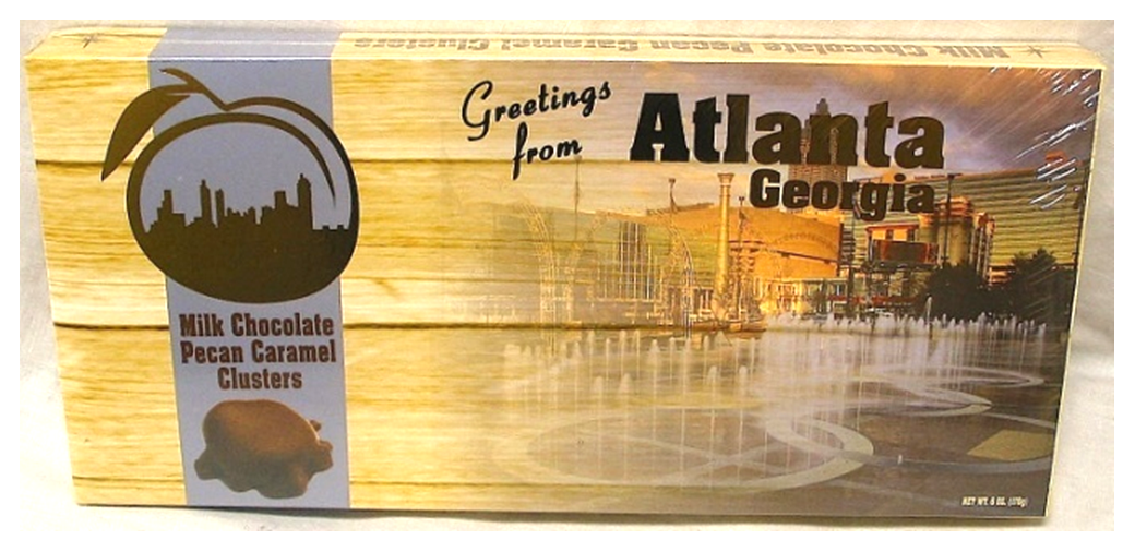 Atlanta Pecan Caramel Clusters Net Wt. 6 Oz