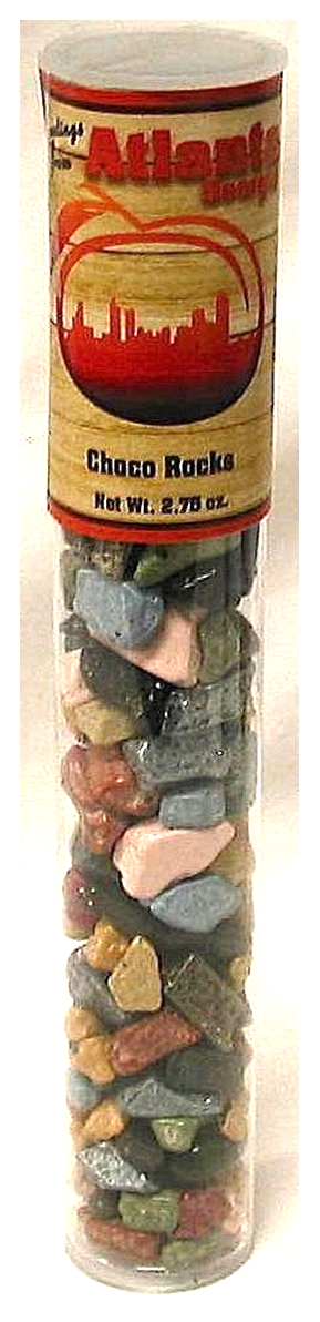 Atlanta Tube of Candy Rocks Net Wt. 2.75 Oz
