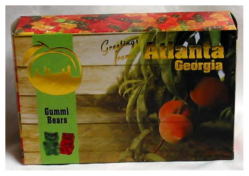 Atlanta Box Filled with Gummi Bears Net Wt. 5 Oz