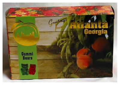 Atlanta Box Filled with Gummi Bears Net Wt. 5 Oz