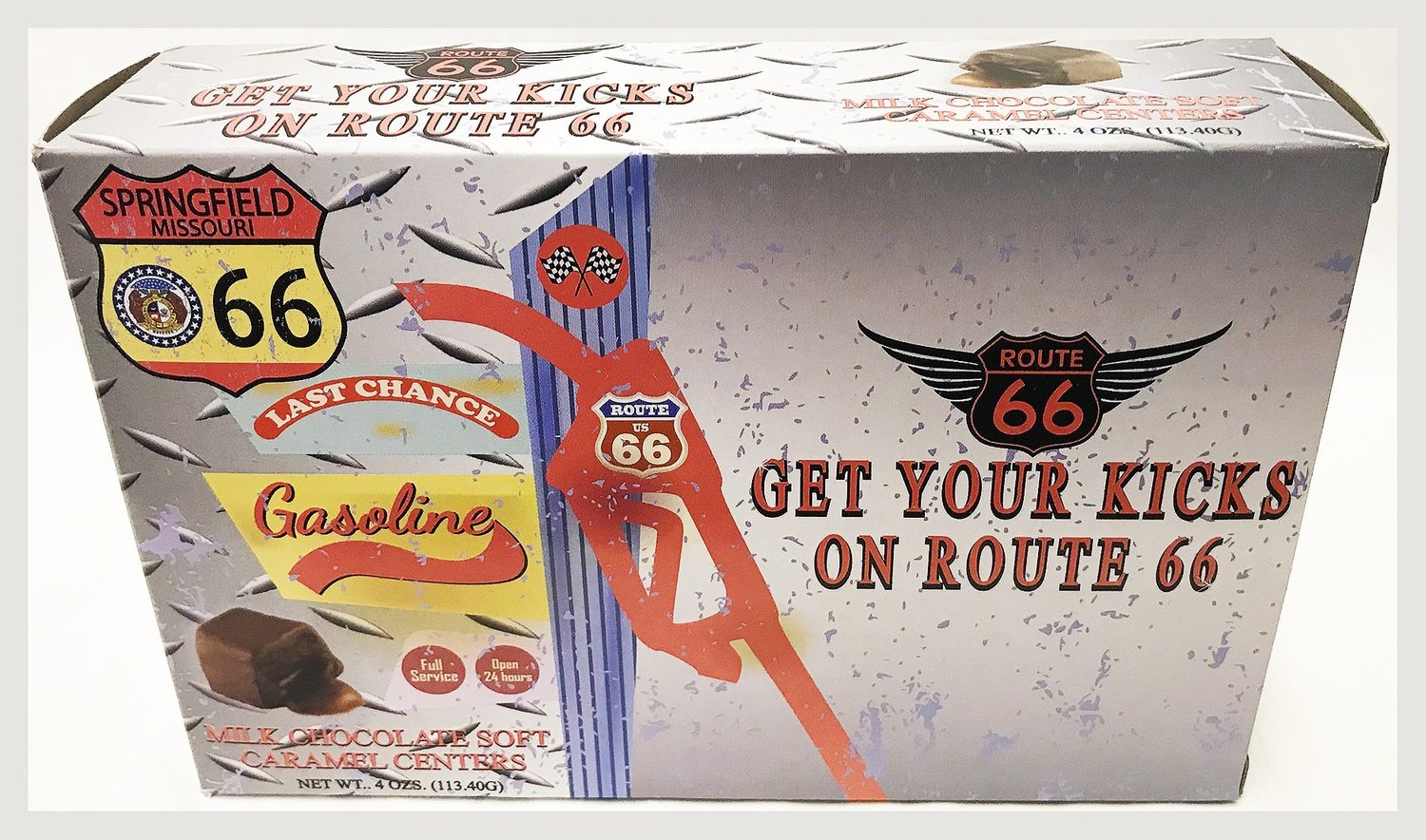Route 66 Box of Milk Chocolate Soft Center Caramels