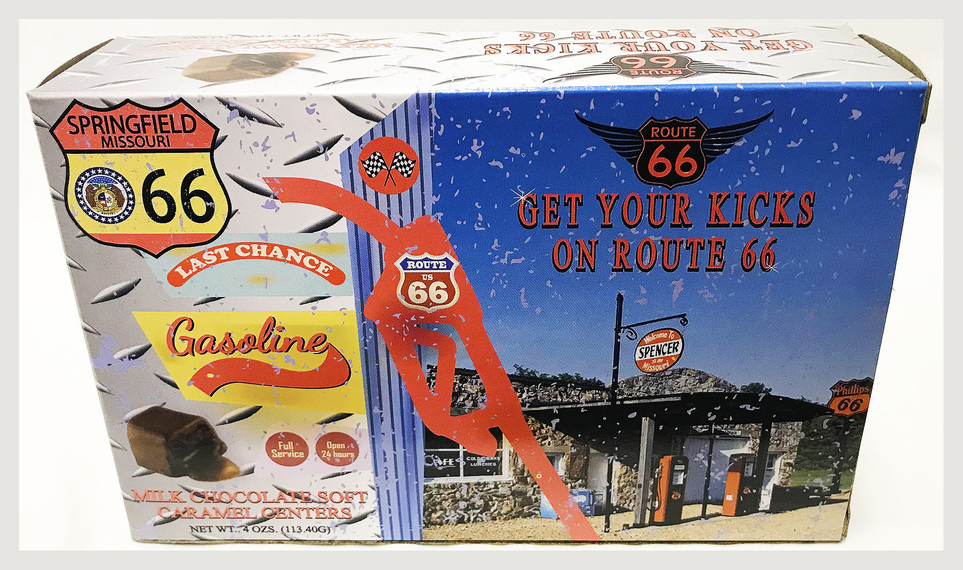 Route 66 Box of Milk Chocolate Soft Center Caramels