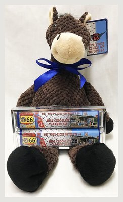 Route 66 9" Plush Horse with 2 Pack Candy Bars