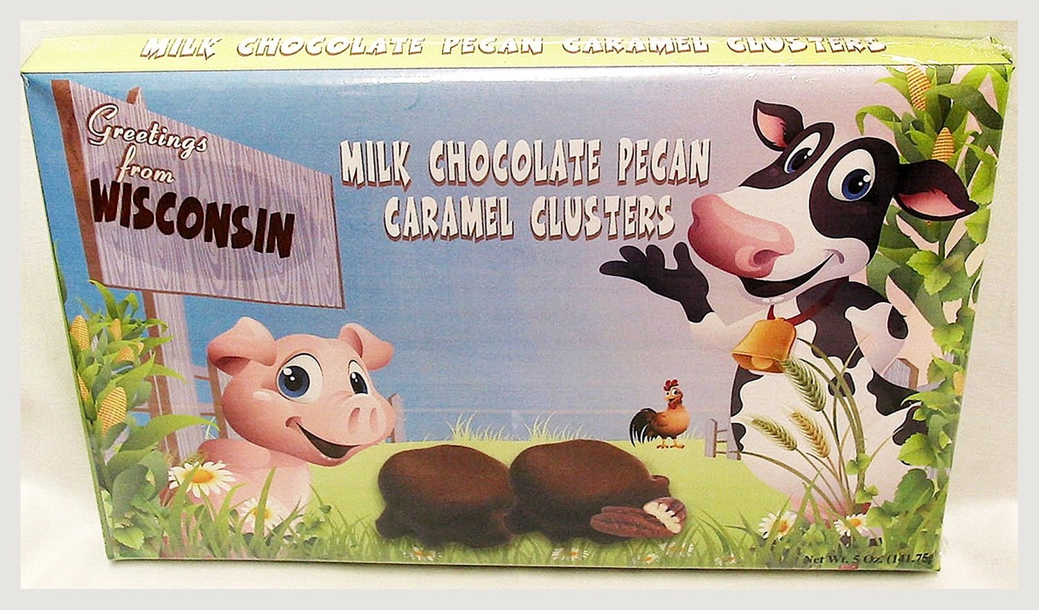 Farm Kansas Milk Chocolate Pecan caramel Clusters