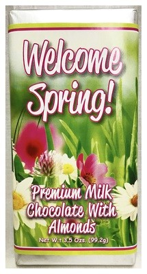 Spring Milk Chocolate Tablet with Almonds