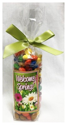 Spring Stand Bag Filled with Chocolate Copy Cats