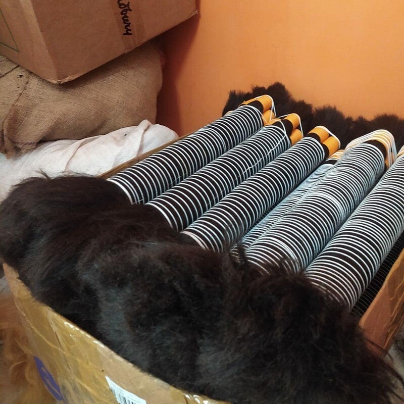 NON REMY DOUBLE DRAWN HAIR