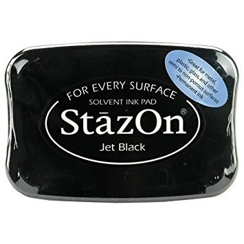 Jet Black - Stazon Ink Pad Jet Black - Stazon Ink Pad