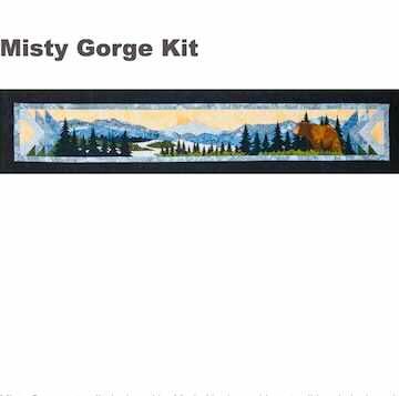 Misty Gorge Laser Cut Applique Quilt Kit