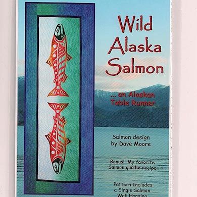 Wild Alaska Salmon: An Alaskan Table Runner Pattern