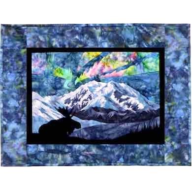 Aurora Nights: At the Park Quilt Kit with Laser Cut Appliques