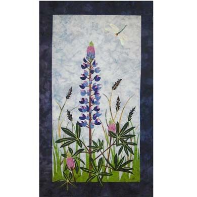 Bloomin' Lupine Laser Cut Quilt Kit w/Pattern