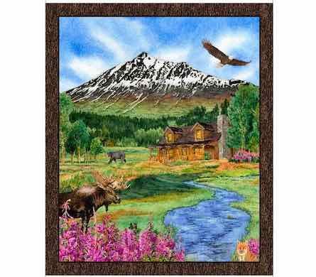 Once Upon A Cabin Panel
