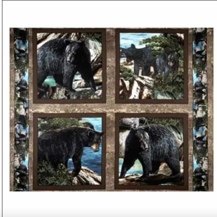 Bear Pillow Panel