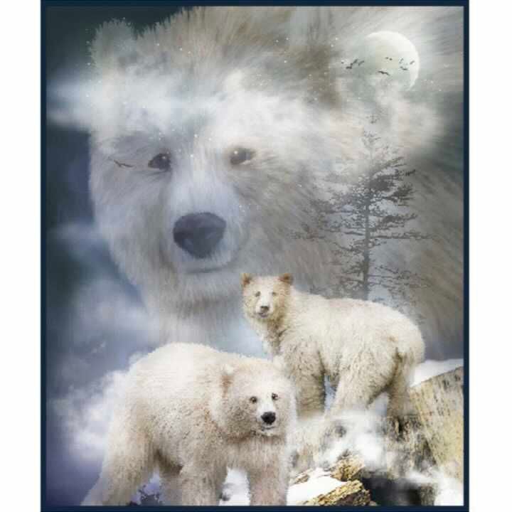Arctic Dreams Polar Bear Panel