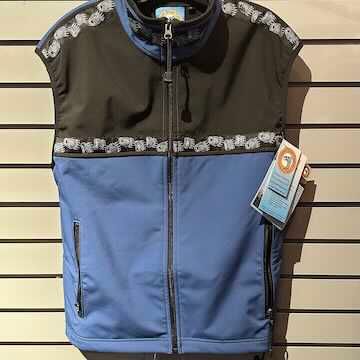 Men's Kodiak Vests, Color: Bluestone/Black/Bear Tracks Blue, Size: S