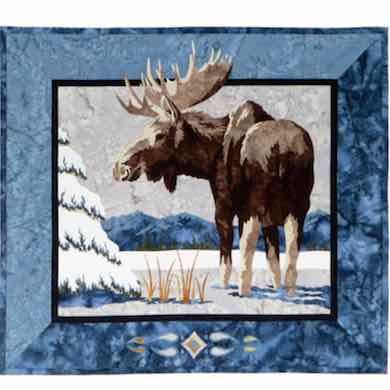 Moose 'n Spruce Quilt Kit