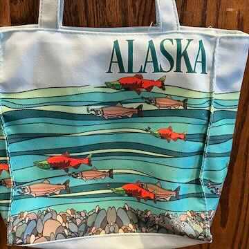 Small Tote Bags, Design: Salmon