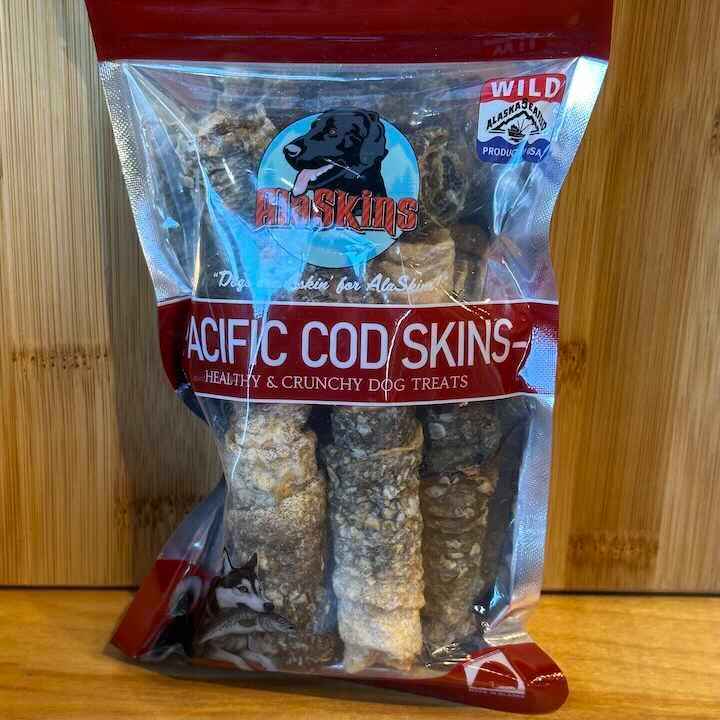 Alaskins Fish Dog Treats Alaskins Fish Dog Treats, Flavor: Cod, Size: 2 oz