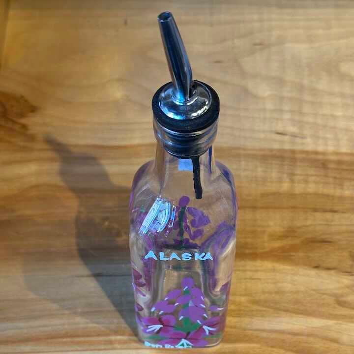 Hand Painted Oil Decanters