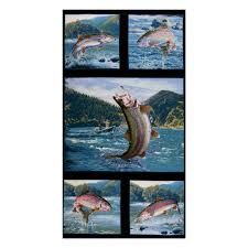 Trout Fishing 24 Trout Fishing 24" Panel | Tight Lines