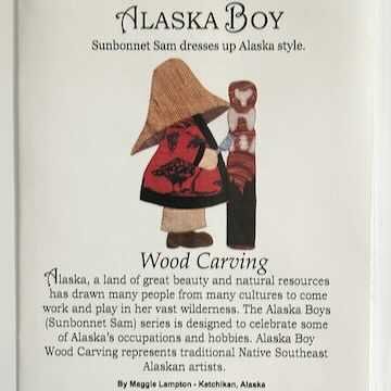 Alaska Boy Wood Carving Pattern (Tlingit Style) Alaska Boy Wood Carving Pattern (Tlingit Style)