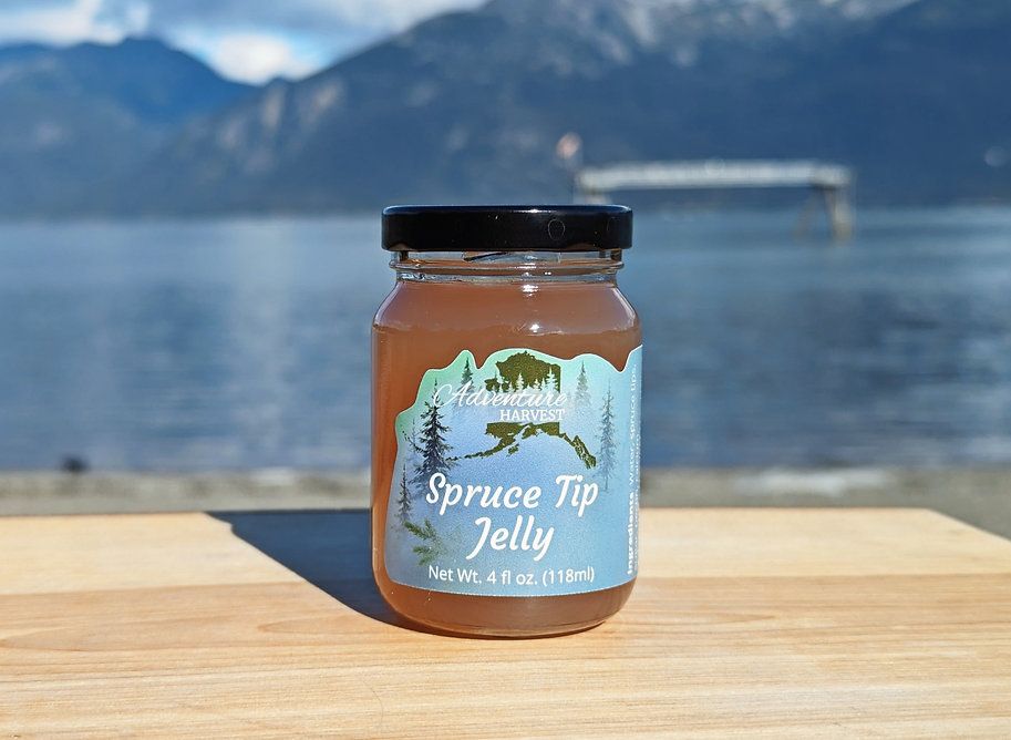 Spruce Tip Jelly 4 oz.  - Wild Harvested, Packaging: 4oz Jar