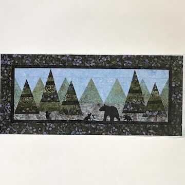 Piecing the Wild: In the Evergreens Bear Quilt Kit